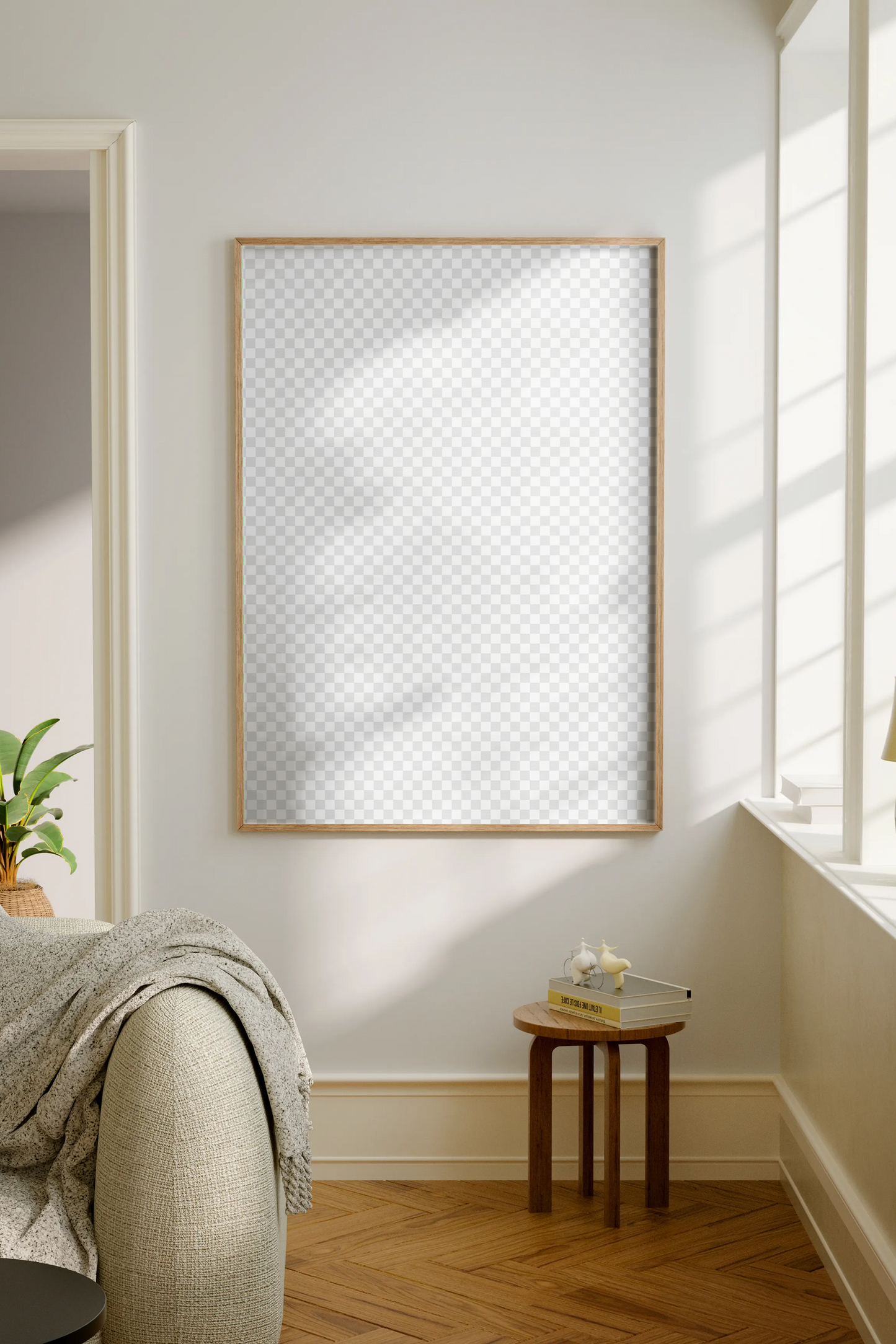 Wall Art Frame Mockups - Living Room