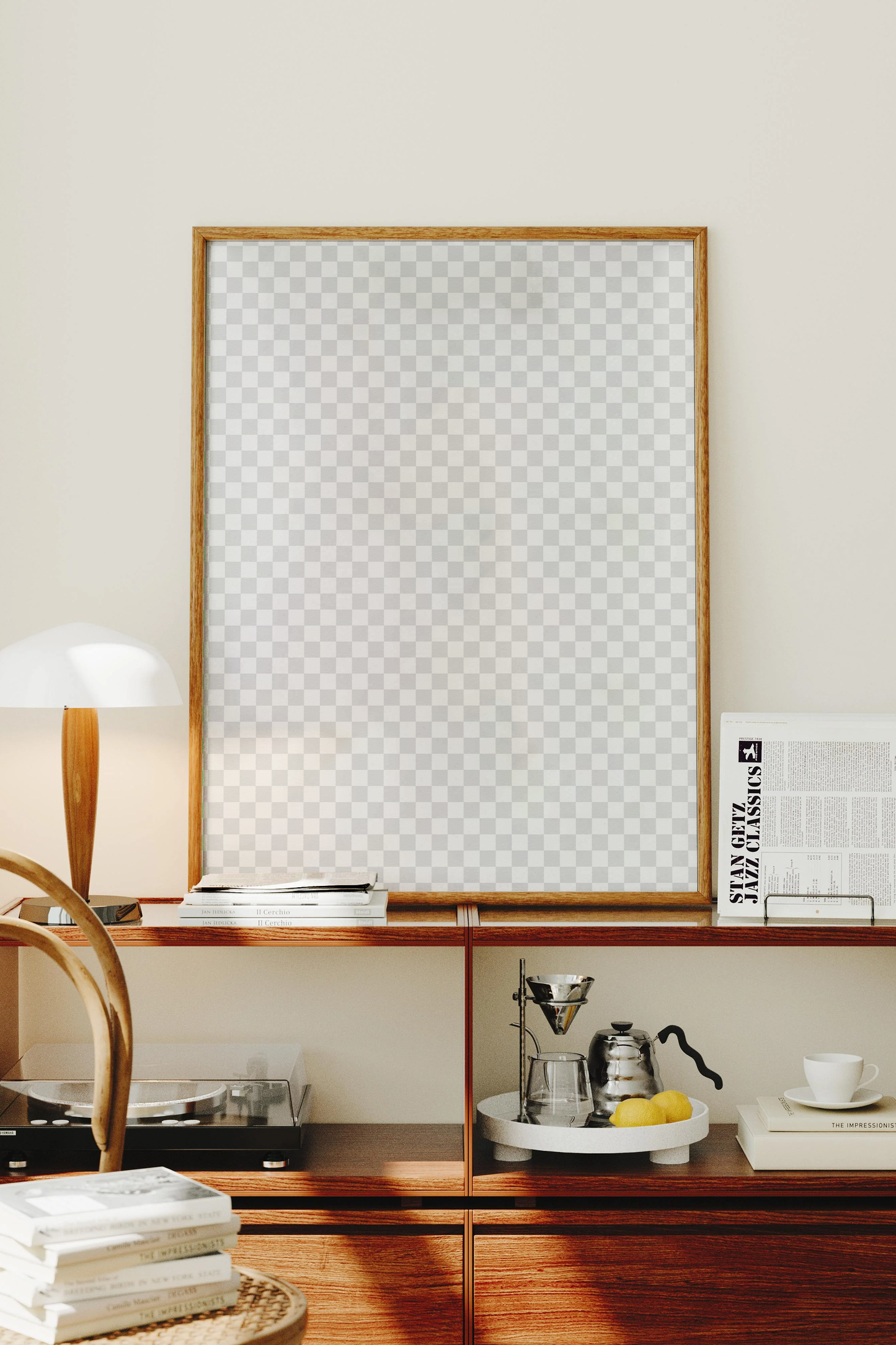 Wall Art Frame Mockups - Living Room