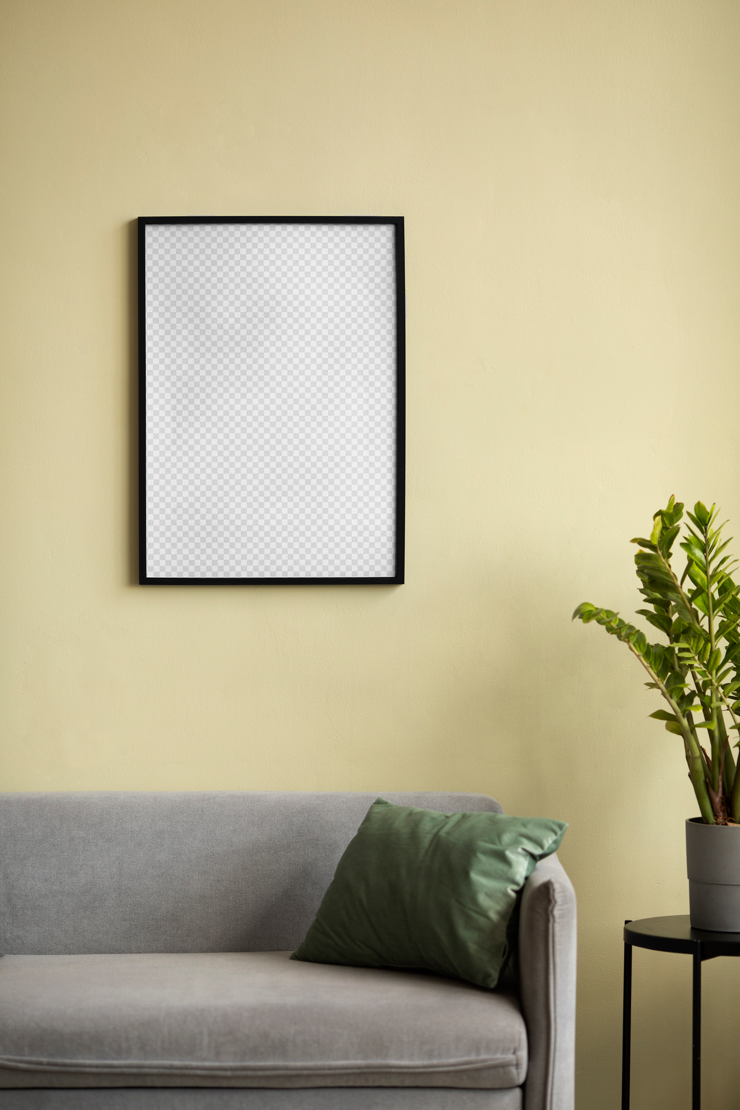 Wall Art Frame Mockups - Living Room