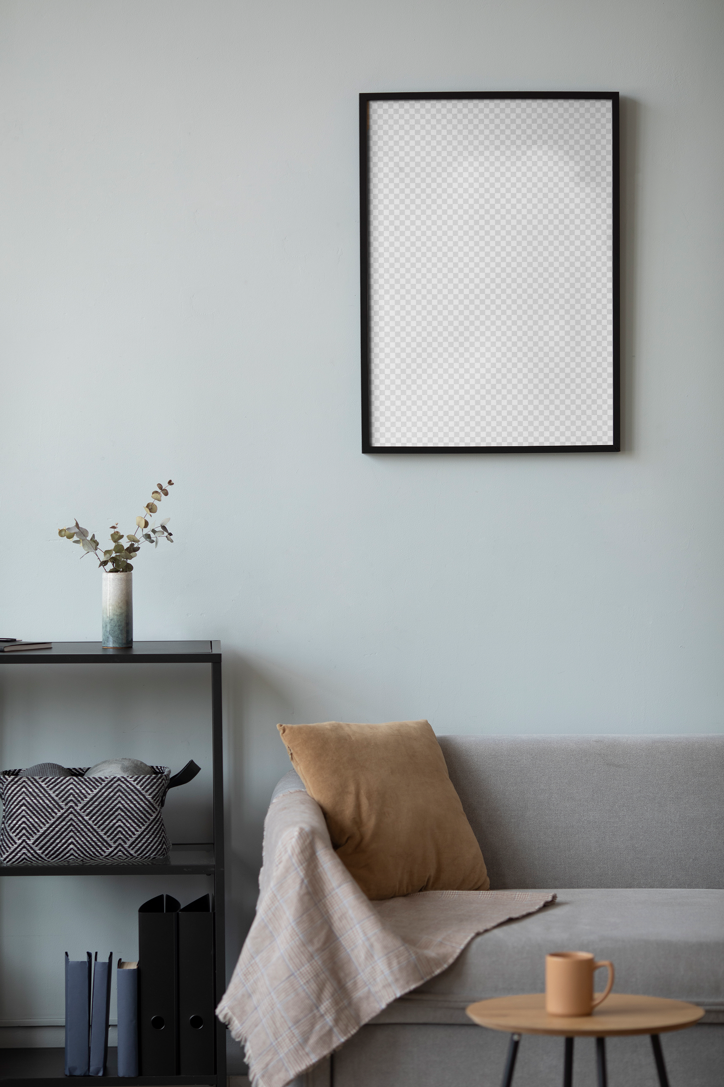 Wall Art Frame Mockups - Living Room