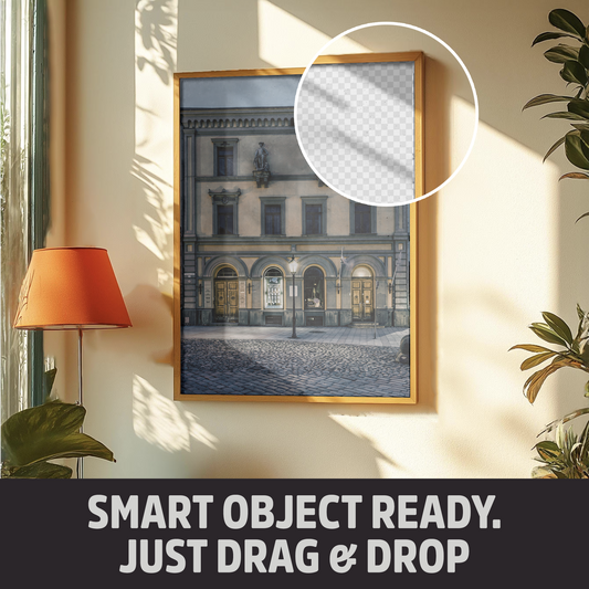 Wall Art Frame Mockups - Retro/Mid-Century